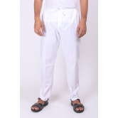 Men's New White Colour Cotton Payjama