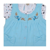 NammaBaby - Cotton Blend Blue Baby Girl Frock ( Pack of 1 ) - None