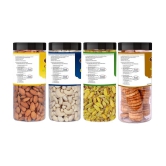 YUM YUM Dry Fruits Combo Pack 1Kg (Almonds 250g,Cashew 250g,Raisins 250g, Anjeer Figs 250g) Jar Each