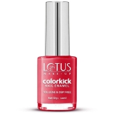 Lotus Make, Up Colorkick Nail Enamel, Pink Lustre 954, Chip Resistant, Glossy Finish, 10ml