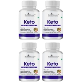 Herbs Library Keto Capules Supports Weight Loss with Garcinia Cambogia 60 Capsules Each (Pack of 4)