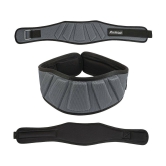 Hipkoo Sports Grey Non Leather Gym Belt - M