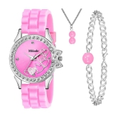 Mikado - Pink Silicon Analog Womens Watch