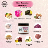 ROSE CLAMINE CLAY SUGAR FACE & BODY SCRUB-300 g