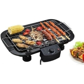 Versatile 2000W Dual-Purpose Barbecue Grill: Charcoal & Electric