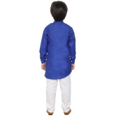 DKGF Ethnic Wear Kurta Pyjama Set for Kids and boys Boys (DE711-73BLUE5) - None