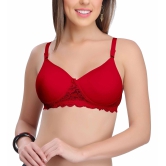 Eves Beauty Womens Seamless Padded Bra-38B / Maroon / Seamless Padded Bra