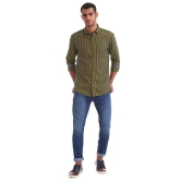 Ruggers 100 Percent Cotton Yellow Shirt - None