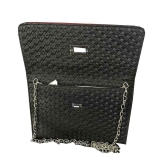 Apnav Black Designer Clutch With Sling