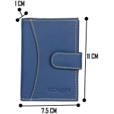 Tough - Leather Card Holder ( Pack of 1 ) - Blue