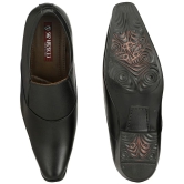 Sir Corbett - Black Mens Slip On Formal Shoes - None