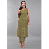 Maquien - Green Straight Rayon Women's Stitched Salwar Suit ( Pack of 1 ) - None