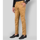 MANCREW - Khaki Polycotton Slim - Fit Men's Formal Pants ( Pack of 2 ) - None