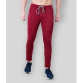 Forbro - Maroon Polyester Men''s Trackpants ( Pack of 1 ) - M