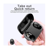 Life Like L21 TWS In Ear Bluetooth Earphone 3 Hours Playback Bluetooth IPX4(Splash Proof) Auto pairing -Bluetooth V 5.1 Black