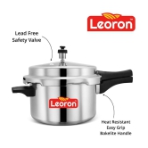 Srushti Gold is now Leoron 5 L Aluminium OuterLid Pressure Cooker Gas Stovetop Compatible