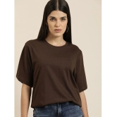 Dillinger - Brown Cotton Loose Fit Womens T-Shirt ( Pack of 1 ) - None