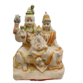 Idol Collections Lord Shiva Parvathi With Ganesh Statue | Un-Breakable Made of Fibre