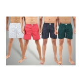 Supersquad Multicolor Cotton Mens Boxer- ( Pack of 4 ) - None