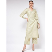 Pannkh - Green Polyester Womens Straight Kurti ( Pack of 1 ) - None