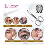 Majestique Professional Cuticle Scissors FC43 Use as Fingernails, Shaving Scissors, Moustache - 3Pcs