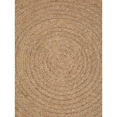 Round Jute Mats-Tan / Set of 8