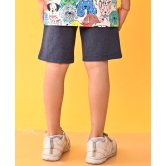 BLUE CHECK TEXTURED BOYS SHORTS - BLUE-2-3 YEARS / 1N / BLUE