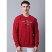 Rodamo Men Red Printed Sweatshirt