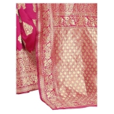 ofline selection Pink Jacquard Saree - Single