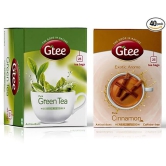 GTEE Green Tea Bags - Regular & Cinnamon Tea Bags, 25 Tea Bags