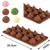 Skytail Mini Modak Filling Chocolate Mould - 15 Cavities