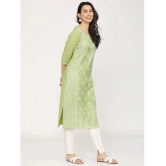 Ketch Polyester Printed Straight Womens Kurti - Green ( Pack of 1 ) - None