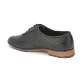 Sir Corbett - Black Mens Brogue Formal Shoes - None