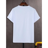 NITYANAND CREATIONS Round Neck White Holi T-Shirt for MEN-HOLI-T-SHIRT-11584-XL