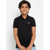 UNIBERRY - Black Cotton Blend Boys Polo T-Shirt ( Pack of 1 ) - None