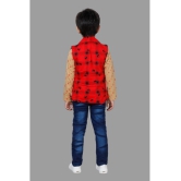 DKGF Fashion - Red Cotton Blend Boys T-Shirt & Jeans ( Pack of 1 ) - None