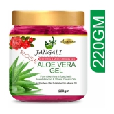 PURE Jangali ORGANICS 100% PURE Rose Aloe Vera Gel for Beautiful Skin & Hair 220G