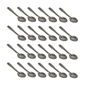 Dynore Silver Stainless Steel Table Spoon ( Pack of 24 ) - Silver