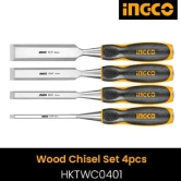 Ingco 4 Pcs Wood Chisel Set