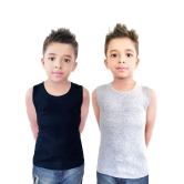 HAP Boys Multicolor Cotton Vest / Tank Top / Pack Of 2 - None