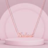 Personalised Rose Gold Regalia Pendant