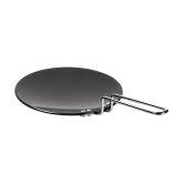 Milton Pro Cook Hard Anodized Tawa, 26 cm, Dark Grey | Flame Safe | Gas Stove Safe | Stainless Steel Wired Handle | Durable | Scratch resistant