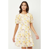 Blossoming  Linen Mini Dress