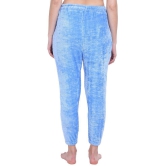 PPTHEFASHIONHUB - Blue Woollen Regular Womens Joggers ( Pack of 1 ) - None