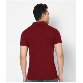 HJ HASASI - Red Cotton Blend Regular Fit Mens Polo T Shirt ( Pack of 1 ) - None