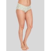 ILRASO - Green Polyester Printed Women's Briefs ( Pack of 1 ) - None