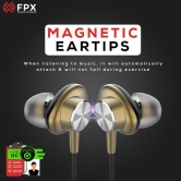 FPX Chrome Headphone Gold