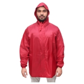 Goodluck Maroon Rain Jacket - XL