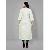 Lerkiza Off White Cotton Straight Kurti - Single - M