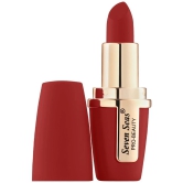 Seven Seas Intense Matte Color| Smooth Texture|Lip Comfort Velvet Matte Lipstick(Medium Carmine)